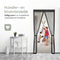 O'DADDY® Deurgordijn Deluxe FIBER - Magnetisch Vliegengordijn - Zelfsluitend - Zwart 100x220 cm