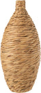 J-Line Vaas Lang Decoratief Waterhyacinth Naturel - 58 cm hoog