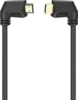 Hama High Speed HDMI™-kabel Connector - Connector 90° Ethernet Verguld 1,5 M