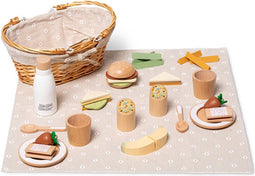 Mamamemo - Gevulde Picknickmand - Houten speelgoed