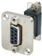 Neutrik NADB9FF - Kabel - Zilver Zwart
