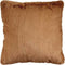 Decoratie Kussen Bruin Synthetisch Leer (40 x 2 x 40 cm)