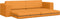 vidaXL - Ligbed - en - Sofa - 2-in-1 - Donkergeel - 245x150x60,5 - cm - Stof