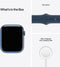 Apple Watch Series 7 (45mm) - Smartwatch - Zuurstofmeting ECG-app - Blauw