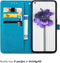 iMoshion Hoesje Geschikt voor Nothing Phone (1) Hoesje Met Pasjeshouder - iMoshion Mandala Bookcase - Turquoise