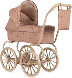 Konges Sløjd Minnie Poppenwagen/Doll Pram - Opvouwbaar - Cherry Blush