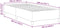 vidaXL - Bedframe - Donkergrijs - 100x200 - cm - Corduroy - Stof