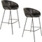 Zuiver Feston Barkruk 76 cm Zwart - Set van 2