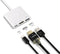 Renkforce RF-4366444 - USB-C naar HDMI + USB 3.0 multipoort-adapter - 5 Gbit/s - Wit