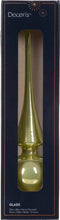 Piek glas d6h26 cm pistache I kerst