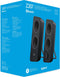 Logitech Z207 - Bluetooth Speakers - 2.0 Stereogeluid - Zwart (2 stuks)