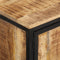 vidaXL - Salontafel - 80x50x40 - cm - massief - ruw - mangohout