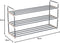 WOLTU SR0006 schoenenrek - 3 lagen - beige en grijs - 92 x 30 x 54 cm