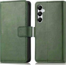iMoshion Hoesje Geschikt voor Samsung Galaxy A15 (5G) / A15 (4G) Hoesje Met Pasjeshouder - iMoshion Luxe Bookcase - Groen