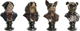 Decoratieve figuren Home ESPRIT Multicolour 10 x 7 x 16,5 cm (4 Stuks)
