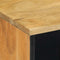vidaXL - Dressoir - 80x33x75 - cm - massief - mangohout - bruin