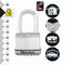 Set van 3 hangsloten Master Lock M5eurtrilf - Zeer hoge beveiliging - LADED STAAL - Outdoor Use -...