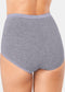 sloggi Basic+ - Dames Maxi slip - 4-pack - Lichtgrijs