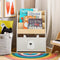 Sobuy kinderboeken kast - 3 niveaus - Wit - 51x28x70cm