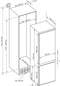 Inventum IKV1786D - Inbouw koelkast - 305 liter - 178 cm - 38 dB