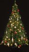 Casaria Kerstboom 180 cm - LED Kerstverlichting - 613 tips - Groen