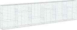 vidaXL - Schanskorf - 600x50x150 - cm - gegalvaniseerd - ijzer - zilverkleurig