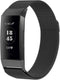 iMoshion Bandje Geschikt voor Fitbit Charge 3 / 4 Maat M - iMoshion Milanees magnetische band - Zwart