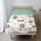 Happy Friday Sheet set 2 pieces Happy sloth 180x270 cm (Single) Multicolor