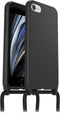 Otterbox React Necklace - Hoesje voor iPhone SE (3rd/2nd gen)/8/7 - Ultradun met verstelbare kettingriem - Zwart