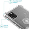 iMoshion Hoesje Geschikt voor Samsung Galaxy A41 Hoesje Met Koord - iMoshion Design Hoesje met Koord - Wit / Transparant / Dandelion