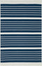 vidaXL - Vloerkleed - 160x230 - cm - katoen - marineblauw