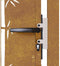 vidaXL - Poort - met - bamboe-ontwerp - 105x155 - cm - cortenstaal