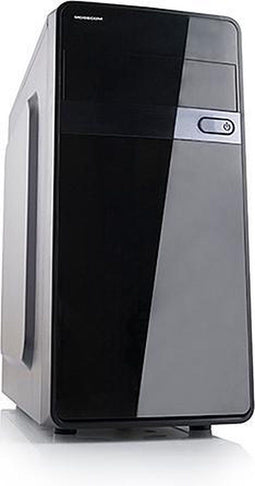 Modecom Mini Trend Air - Mini Tower PC ITX - Micro ATX 2x 2.5" 1x 3.5" 1x 5.25" - Zwart