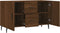 vidaXL - Dressoir - 100x36x60 - cm - bewerkt - hout - bruin - eikenkleur