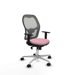 Piqueras y Crespo 1D086N0 - Bureaustoel - Verstelbare hoogte met armleuning - Roze