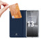 Dux Ducis - Geschikt voor Xiaomi 13 Lite - Slim bookcase hoesje - Donkerblauw