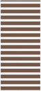 vidaXL - Zebra - rolgordijn - 95x200 - cm - stofbreedte - 90,9 - cm - polyester - bruin