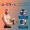M4U Sports - Lifting straps - Anti-slip strap en neopreen padding - Zwart (2 stuks)