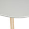 WOOOD Tablo Eettafel met 3-Stand Poot - Essenhout - Mist - 75x130x130