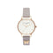 Olivia Burton OB16MDW39 - Polshorloge - Ø 30 mm - Gouden/Beige/Paarse band