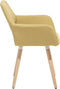 CHICAGO - Eetkamerstoel - Mosterdgeel - Polyester