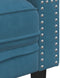 vidaXL - Tweezitsbank - Chesterfield-stijl - en - bolsters - fluweel - blauw
