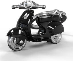 Metalmorphose sleutelhanger scooter - Zwart