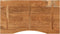 vidaXL - Bureaublad - rechthoekig - 100x50x2,5 - cm - massief - acaciahout