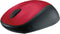 Logitech M235 - Draadloze Muis - Comfortabel en nauwkeurig - Rood