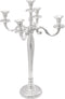vidaXL - Kaarsenhouder - Zilver - 39x39x60 - cm - Aluminium