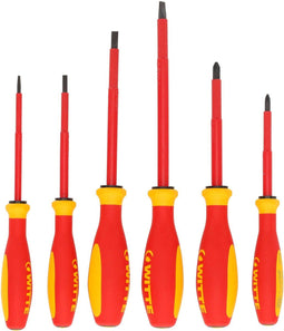Witte Tools PRO VDE - Geïsoleerde Schroevendraaierset 6-delig - Veilig tot 1000 Volt (6 stuks)
