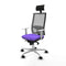 Bureaustoel met hoofdsteun Piqueras y Crespo 4B086N1 Lila