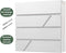 BRASQ Brievenbus Deluxe PB200 - Wandbrievenbus met Slot en Krantenvak - Wit