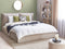 BAJONNA - Bed met opbergruimte - Beige - 180 x 200 cm - Fluweel